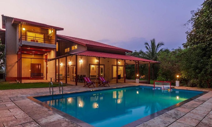 Karjat Villa | Corfu & Crete by StayVista - Mountain-view villa with Pool and Activities