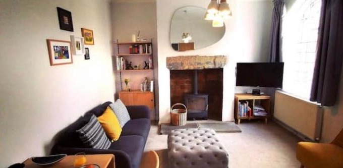 Saltaire Village House | Cosy Millworkers Cottage With Wood Burning Stove
