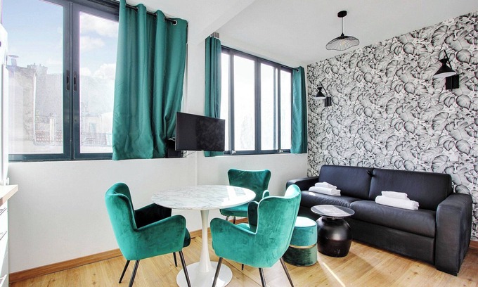 Amerique Apartment | Cosy studio - 2P - Parc de Belleville