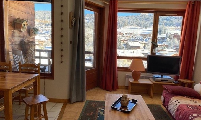 Les Gets Apartment | Cosy studio with private parking in Les Gets