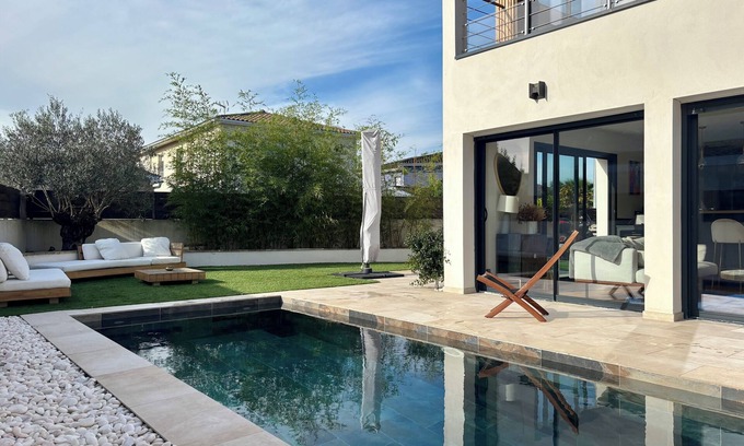 Bordeaux-Lac Villa | Cosy villa with pool