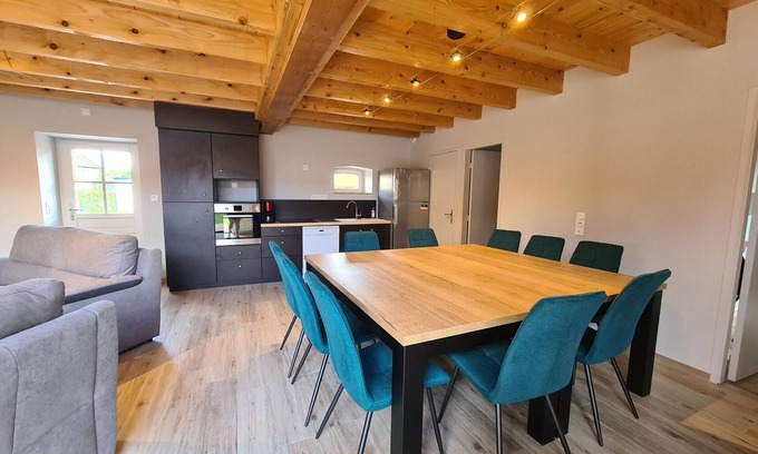 Le Magny House | Cottage 3*-6 & 14 pax, renovated 2022, near Châtre