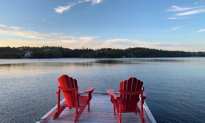 Whitbourne Cottage | Cottage on the pond with hot tub -fully outfitted and excellent family get-away.