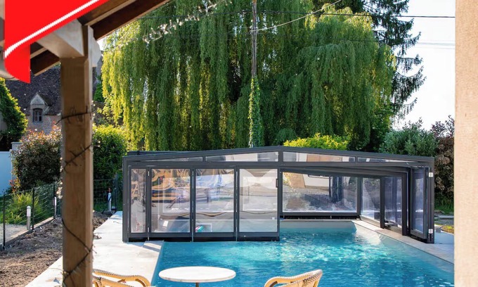 Nibelle Cottage | Cottage with private indoor swimming pool & SPA Near forest and river