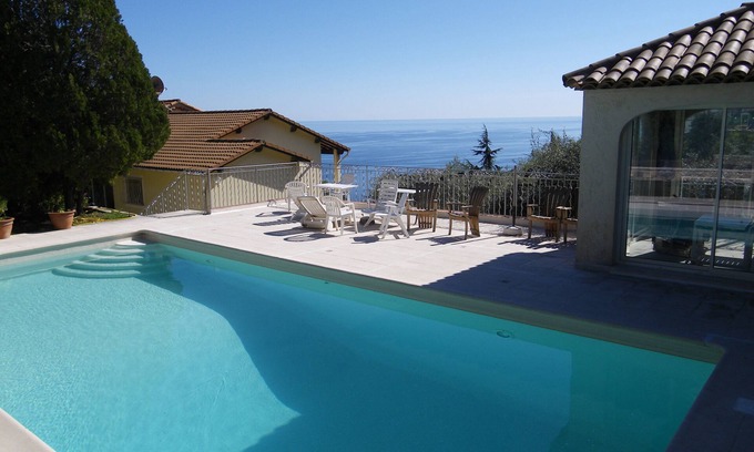 Old Town Villa | Couleur Piscine: Semi-detached villa, magnificent sea view 4 to 6 people