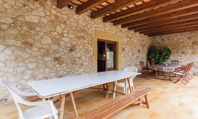 Fogars de la Selva House | Country House 'Mas Vila 1' with Mountain View, Wi-Fi and Air Conditioning