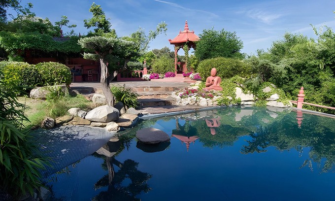 Santa Cruz del Retamar House | Country House 'Maravilloso Jardin Oriental' with Mountain View, Wi-Fi and Air Conditioning