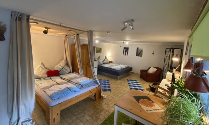 Neusatzeck Apartment | Country house room with approx. 30sqm, shower/WC, sauna, max. 4 adults + 1 infant (max. 1 year)