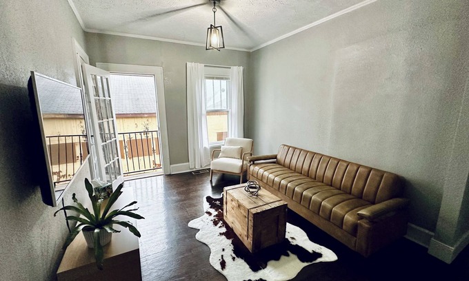 Leadsville Apartment | Cozy and modern 2 bedroom apartment with balcony in downtown Elkins, WV