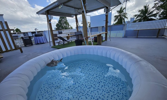 Puerto Nuevo Apartment | Cozy and Modern Apartment Black & White with Jacuzzi on Terrace