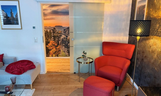 Krippen Apartment | Cozy and modern vacation apartment in Bad Schandau/Krippen. Dogs allowed!