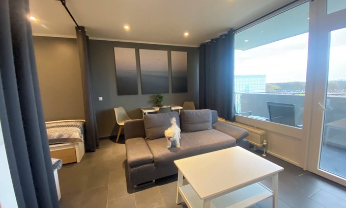 Hochheide Apartment | Cozy apartment 45 m", balcony up to 3 fitters or vacationers, fast WLAN