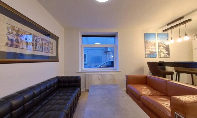 Tinglev Apartment | Cozy apartment with private garden and parking