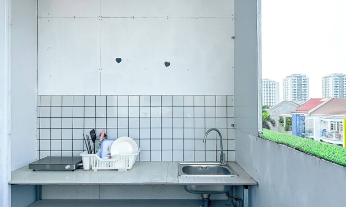 Phu My Hung Apartment | Cozy balcony studio in D7
