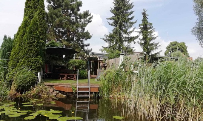 Altfriesack House | cozy bungalow with sauna and direct water access
