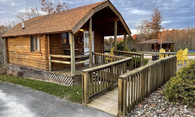 Argillite Cabin | Cozy cabin hideaway with patio #1