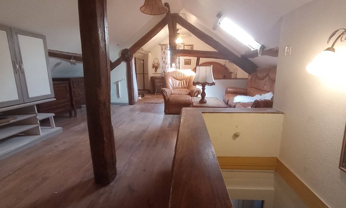 Villiers-sur-Seine Apartment | Cozy churchfront studio with AC and WiFi in accessible Villiers-sur-Seine