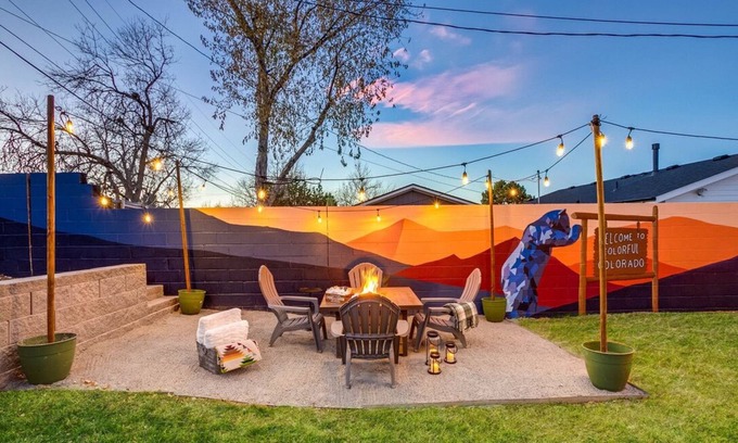 Arvada Plaza Area House | Cozy Colorado Retreat- Arvada w/murals, game room, large backyard & hot tub!