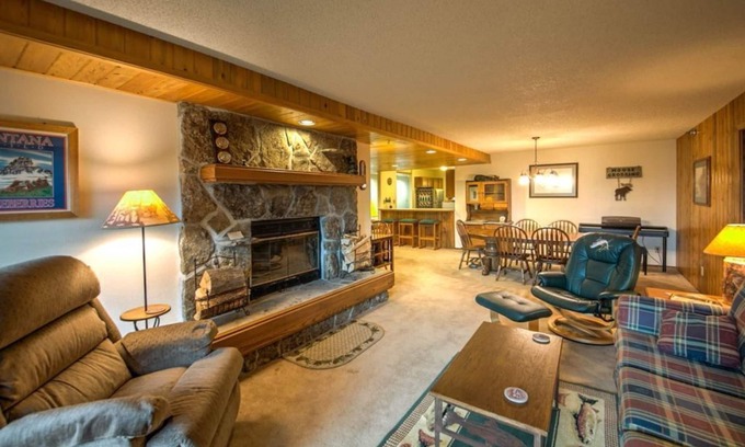 Big Sky Condo | Cozy condo w/fireplace, private balcony and gorgeous Lone Peak Views - Skycrest Escape
