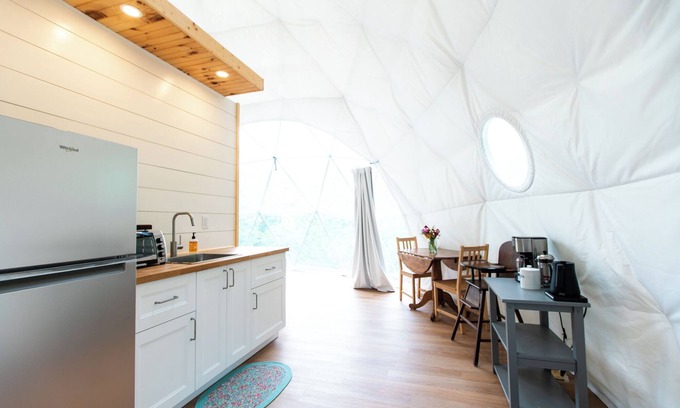 Sinks Grove Cabin | Cozy Glamping Dome on the Greenbrier River