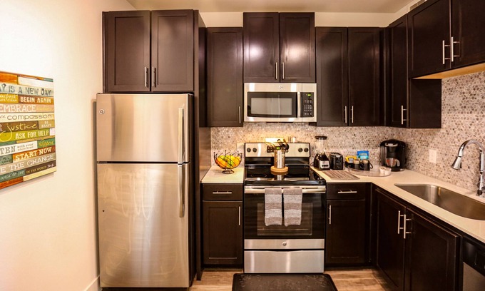 Legacy Park Apartment | Cozy Legacy West Luxury Suite with Massage Chair