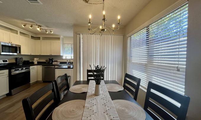 Wells Branch House | Cozy N Austin, Backyard Patio with 4Beds, Mins from Domain & DT