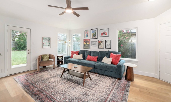 Bratton Park House | Cozy North Austin Getaway Peaceful Near Domain
