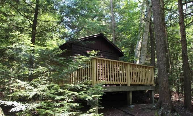Saranac Lake Cabin | Cozy pet friendly cabin for two - 3 miles from Saranac Lake - access to lake