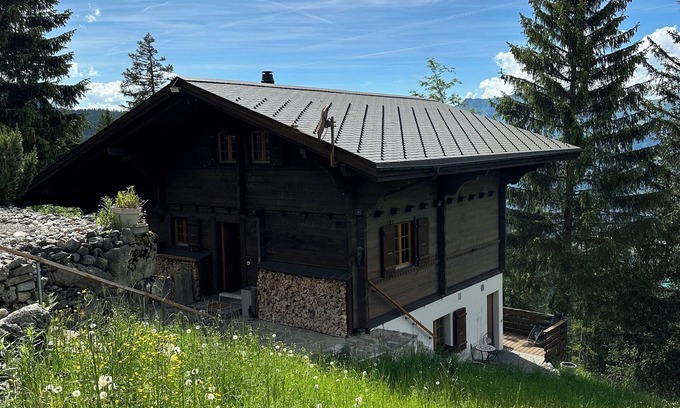 Brienz Apartment | Cozy studio on the Axalp with a view of Lake Brienz