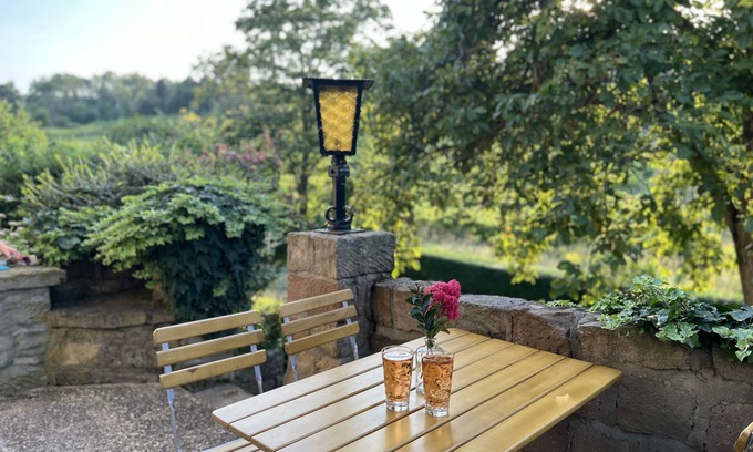 Bad Duerkheim Apartment | Cozy vacation apartment between forest and vineyards with terrace and garden