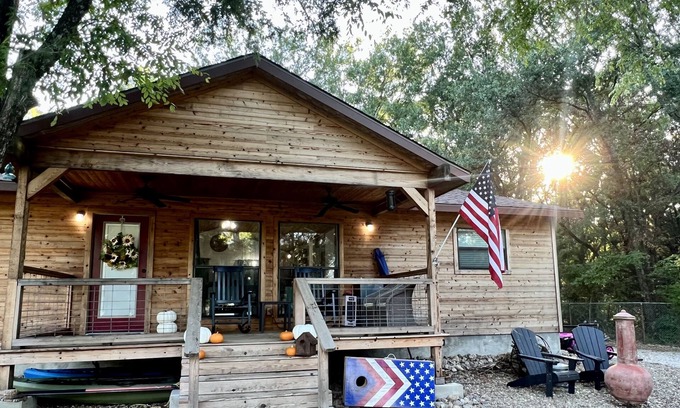 Wills Point Cabin | Cozy waterfront cabin w/ gorgeous views, privacy, toys, and ample room to play
