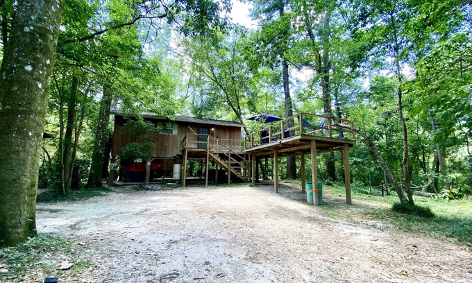 McNeill Cabin | Creekside Cabin Retreat - 1000ft of creek front and sandbars