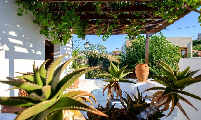 Rapaniana Cottage | Cretan Stone Home w. View Terraces, minutes from Beach