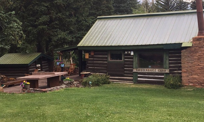 Gypsum Cabin | Cross Creek Ranch log home hideaway for the perfect getaway