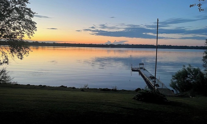 Fort Ripley Township Cabin | Crow Wing Lakefront Cabin with Stunning Views, Perfect for All Seasons!