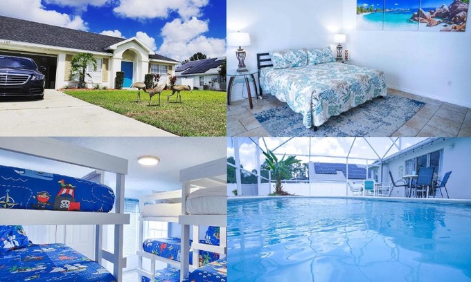 Sunridge Woods House | Cute Beach Villa w POOL/ 9 mile to Disney