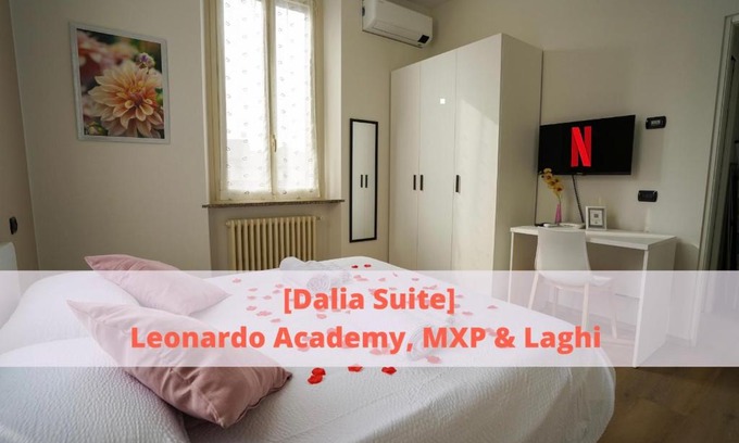 Sesto Calende Apartment | [Dalia Suite] Leonardo Academy, MXP & Lakes
