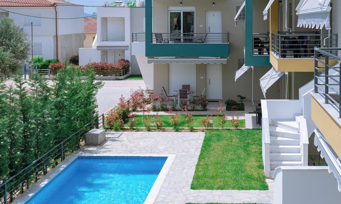 Ofrinion Apartment | Danai & Palm Residential Complex-Two-Bedroom Apartment with Pool Access