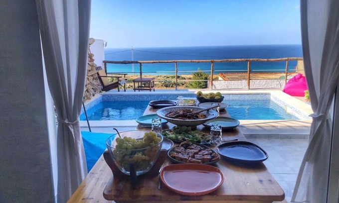 Aousja House | Dar Noussa - Cosy beach house with pool and garden