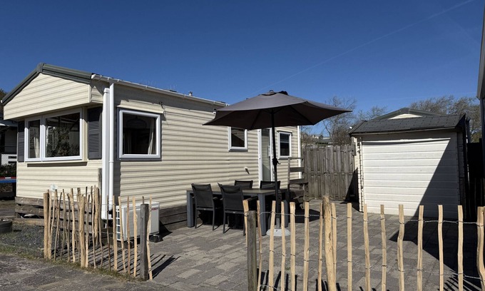 IJmuiden Ski Chalet | DD 46 - Camping de Duindoorn - AIRCO