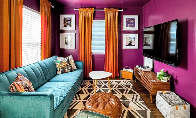 Wenonah House | Dearly Beloved Den + Prince Themed Purple Glam Pad Near MSP&MOA