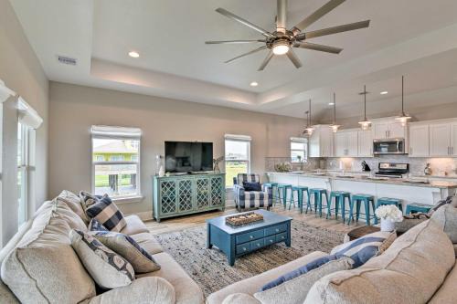 Crystal Beach House | Deck and Ocean Views Home in Crystal Beach!