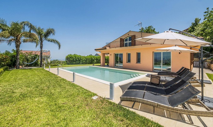 Castroreale Villa | Delightful 4 Bed Villa with Heated pool & Jacuzzi Overlooking Aeolian Islands