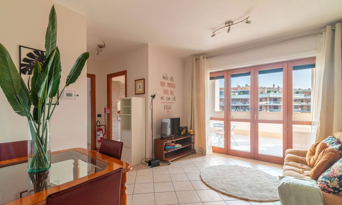 Fiumicino Apartment | Delightful apartment with large terrace near Leonardo Da Vinci FCO Airport