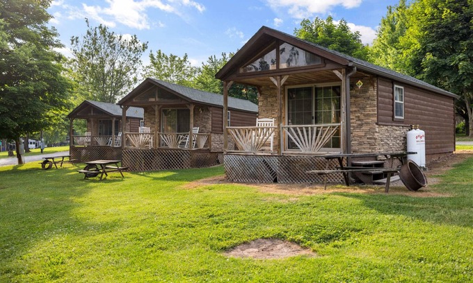 Mifflinburg Cabin | Deluxe Cabin7 Within Campground