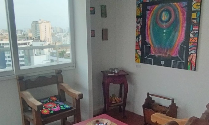 Leuro Apartment | Departamento en el Centro de Miraflores con Vista al mar y Terraza Privada