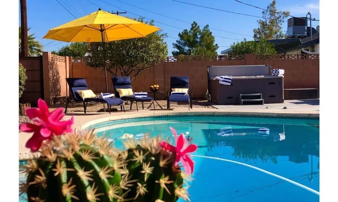 Cox Heights House | *DESERT JEWEL* 4BR/2BA, Pool/Hot Tub ~OLD TOWN~