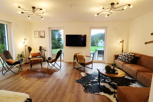 Muggenbrunn House | Design-Ferienhaus "auf der Schanz" mit privater Sauna - Todtnau-Muggenbrunn, Feldberg im Schwarzwald