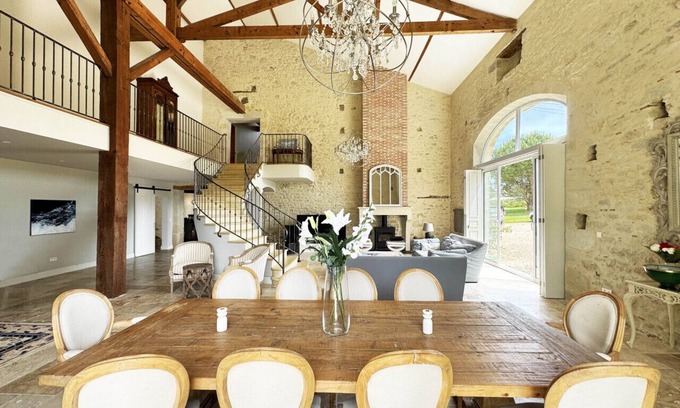 Cours-de-Monsegur House | Designer Villa · Heated Pool & Country Views