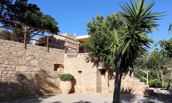 Triopetra House | Detached holiday home, great sea views, modernly furnished, idyllic and quiet, W